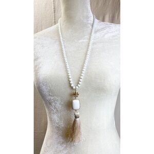 SparTina 449 pineapple tassel necklace NWT